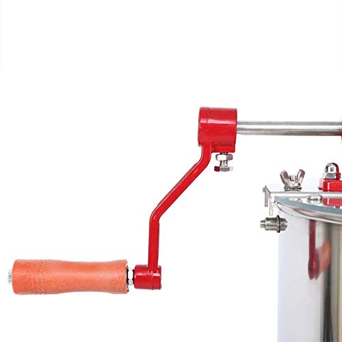 Iglobalbuy extractor de miel manual HS 3 marco miel de abeja miel apiario de acero inoxidable
