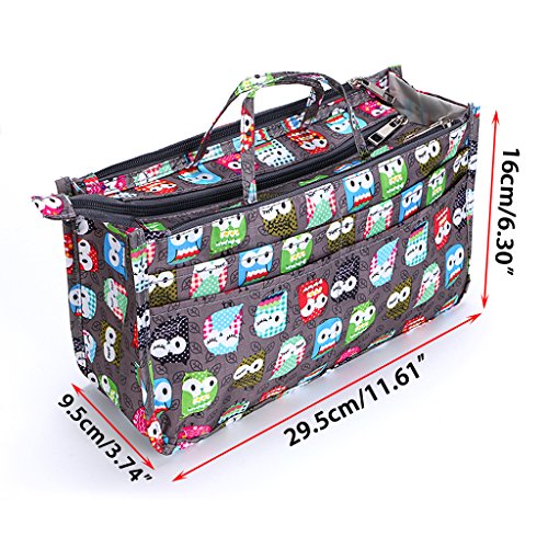 IGNPION - Organizador de bolso  Multicolor búho