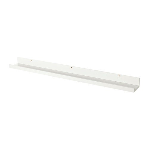 Ikea Estante para Cuadros, Lámina, Blanco, 55x12x7 cm