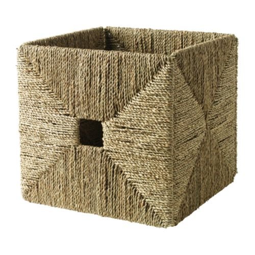 IKEA KNIPSA - Basket, pastos marinos - 32x33x32 cm