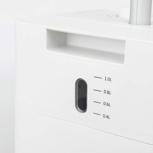 IKOHS STEAMLINE - Plancha de Vapor Vertical con Depósito 1.6 L, Vapor Continuo 32 g/min, Triple Opción Vertical, Vapor y Seco, 1600W, Apto Diferentes Tejidos y Prendas, Anti-Quemaduras (Blanco)