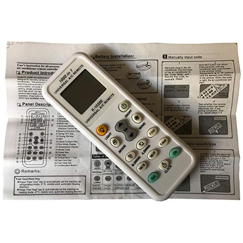 iLovely Control Remoto Universal para Acondicionador de Aire Acondicionado - Mando Universal Aire Acondicionado