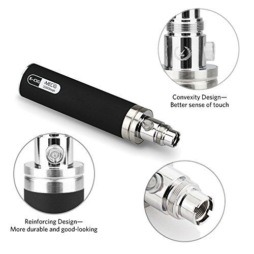 IMECIG® 3200mAh Recargable Batería Cigarrillo Electronico E-Cig Cigarro Electronico Vaporizador E-Shisha EGO EVOD Para CE4 Atomizador Sin Nicotina