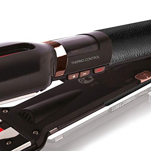 Imetec Bellissima My Pro Absolute BA 300 - Plancha con tecnología de infrarrojos para cabellos lisos y luminosos sin efecto crespo, para cabellos largos, gruesos, crespos o afro