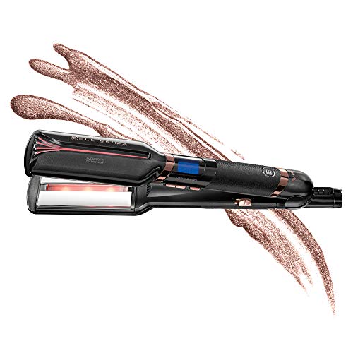 Imetec Bellissima My Pro Absolute BA 300 - Plancha con tecnología de infrarrojos para cabellos lisos y luminosos sin efecto crespo, para cabellos largos, gruesos, crespos o afro