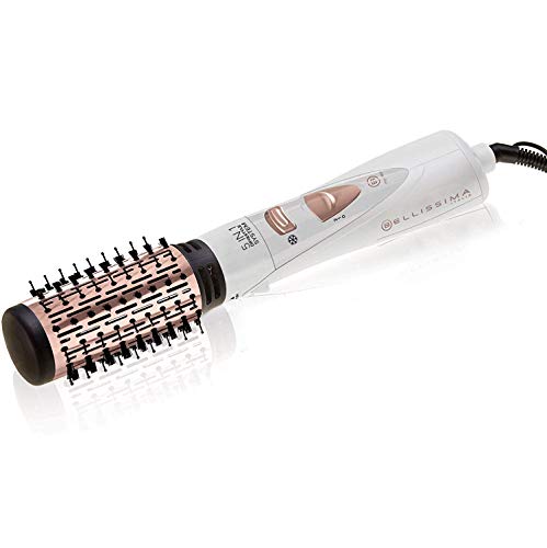 Imetec Bellissima My Pro GH18 1100 - Moldeador de Aire, Revestimiento del Cepillo en Cerámica, 5 Accesorios para Conseguir Cabellos Lisos y Luminosos, Ondas Suaves o Rizos Marcados, 1000 W