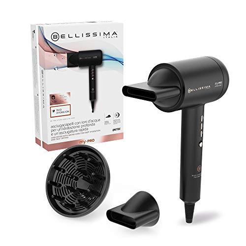 Imetec Bellissima My Pro Hydra Sonic P6 4400 Secador de pelo digital con ionizador de doble acción