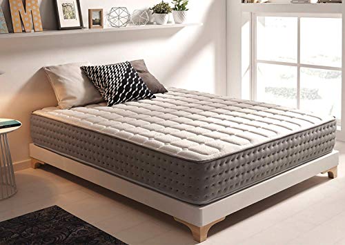Imperial Relax | Colchón Viscografeno Imperial Deluxe | Alta Densidad | Reversible (Invierno/Verano) | Alta Transpiración | Antibacteriano | Todas Las Medidas 105x190