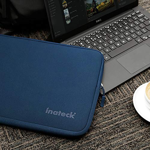 Inateck Funda para Ordenadores Portátiles Blanda Bolso de la Cubierta para Laptops el 14'' y 15'', MacBook 2016-2019 Pro 15'' /DELL/Thinkpad/Acer/ASUS, Bolsa de Neopreno Repelente de Agua - Azul