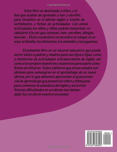 Inglés para niños de Primaria: Actividades de leer y escribir en inglés: Volume 1 - 9781537626505