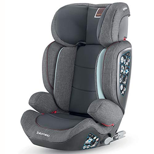 Inglesina AV97L0GRY - Silla de auto con respaldo integrado para niños de 3 a 12 años, color gris