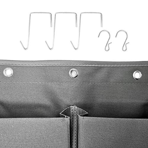 INHEMI Organizador Puerta Colgante con 5 Bolsillos,Organizador de Tela para Colgar, Ahorra Espacio en Cualquier Habitación o Armario