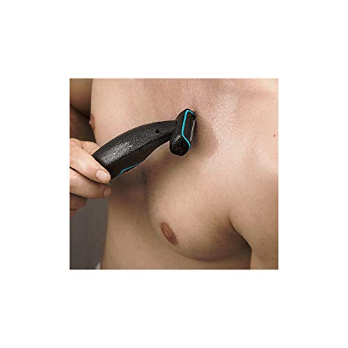 InnovaGoods IG114543 Depiladora Corporal para Hombre con Mango Extensible