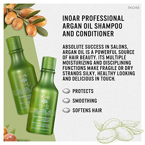Inoar Dúo Argán Oil Champú y Acondicionador - 1 Pack