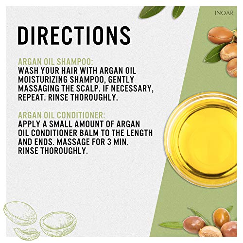 Inoar Dúo Argán Oil Champú y Acondicionador - 1 Pack