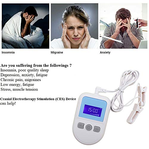 Instrumento para el sueño Insomnio Antisomnio Mejorar Fisioterapia Estimulador electrónico Terapia de Ces Ansiedad Instrumento de Terapia de Pulso de Baja frecuencia