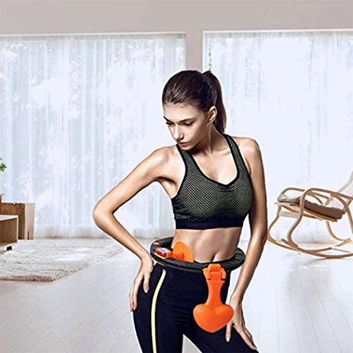 Inteligente del aro de Hula casero del Entrenamiento, con el conteo automático sin caída y tamaño Ajustable del aro de Hula, Pesas Quema de Grasa sin Esfuerzo Hula Hoop, de Home Fitness Delgado
