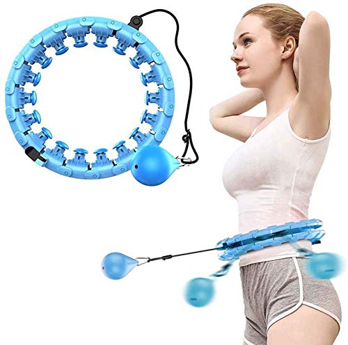 Inteligente Hula Hoop, rutinas de Pesas Quema de Grasa sin Esfuerzo Hula Hoop Cubierta Pérdida Deportes de Cintura Fina Peso Entrenamiento de la Aptitud de Equipamiento Deportivo Masaje