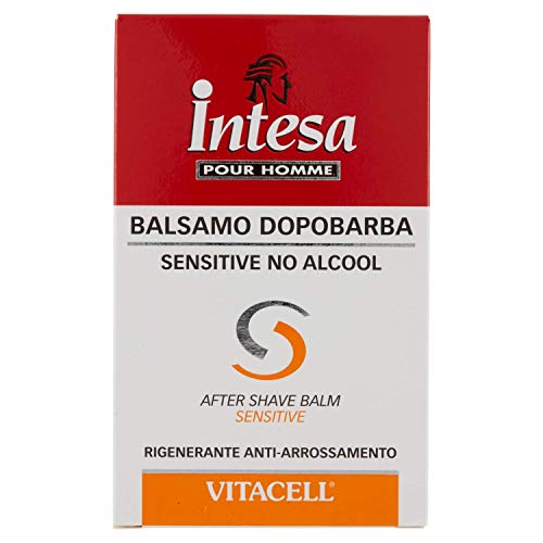 Intesa Pour Homme Vitacell - Bálsamo sensible para después del afeitado, 100 ml, 1 unidad