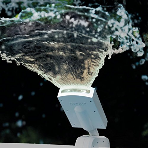 Intex 28089 - Cascada agua vertical con luces led multicolor piscinas 4 colores: Metal y Ultra Frame