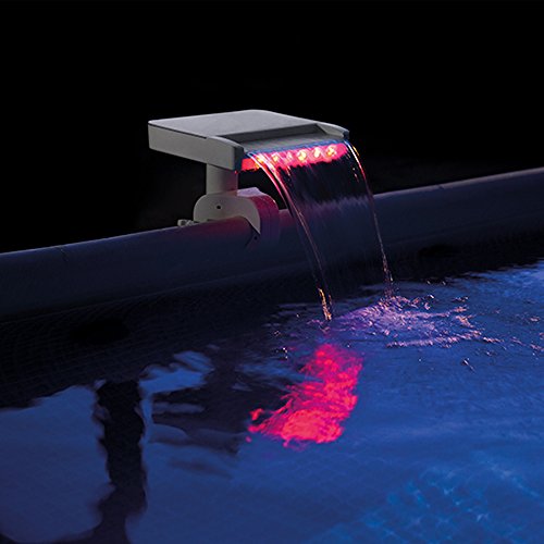 Intex 28090 - Cascada agua con luces LED multicolor