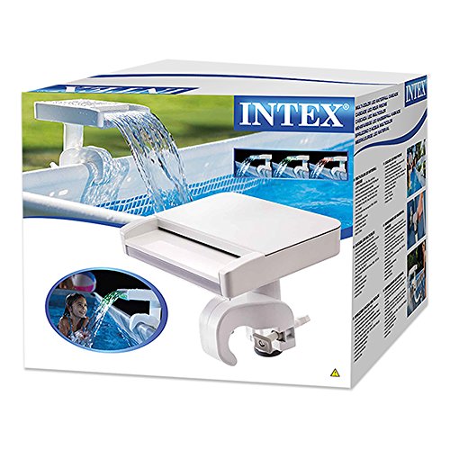 Intex 28090 - Cascada agua con luces LED multicolor