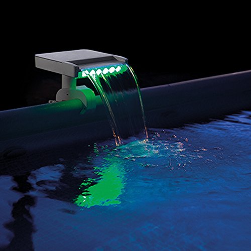 Intex 28090 - Cascada agua con luces LED multicolor