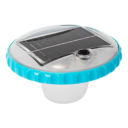 Intex 28695 - Luz LED flotante de carga solar para piscinas