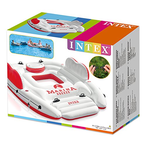Intex 56296EU - Colchoneta Hinchable Isla Marina Breeze