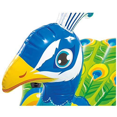 Intex 57250EU - Colchoneta hinchable pavo real 193x163x94 cm