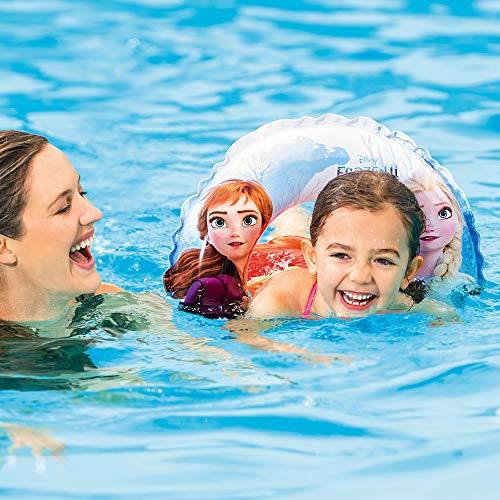 Intex Frozen - Flotador hinchable para niños de 3 a 6 años, diámetro flotador: 51 cm