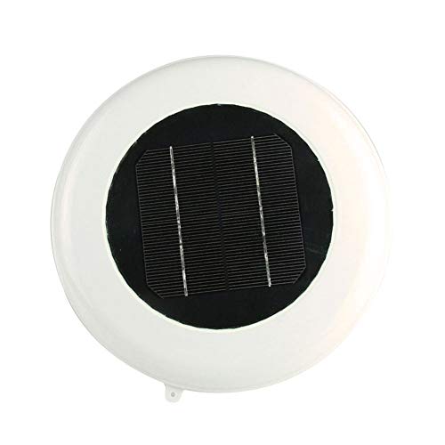 Ionizador solar para piscina, limpieza de agua y spa con energía solar, pequeño ionizador de cobre y plata para exteriores, No nulo, como se muestra en la imagen, Tamaño libre