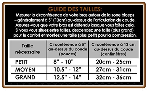 Ionocore Mangas de Compresion Brazos - Mangas para el Antebrazo Unisex Proteccion de Brazo, Articulaciones, Alivio y Recuperación del Dolor, Ideal para el Codo de Tenista. MEDIANO: 10.5"-12"