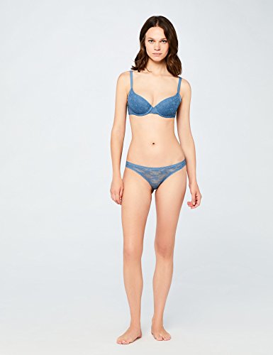 IRIS & LILLY BLISL002 sujetadores push up, Azul (Light Teal2), 90C (Talla del fabricante: 34C)