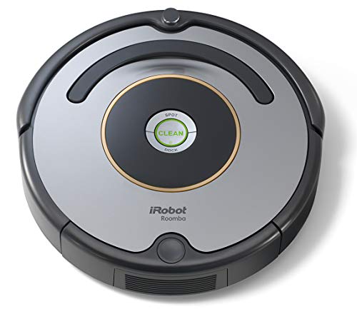 iRobot Roomba 615 - Robot aspirador para suelos duros y alfombras, con tecnología Dirt Detect, sistema de limpieza en 3 fases, 34 x 34 x 9,2 cm,