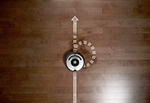 iRobot Roomba 615 - Robot aspirador para suelos duros y alfombras, con tecnología Dirt Detect, sistema de limpieza en 3 fases, 34 x 34 x 9,2 cm,