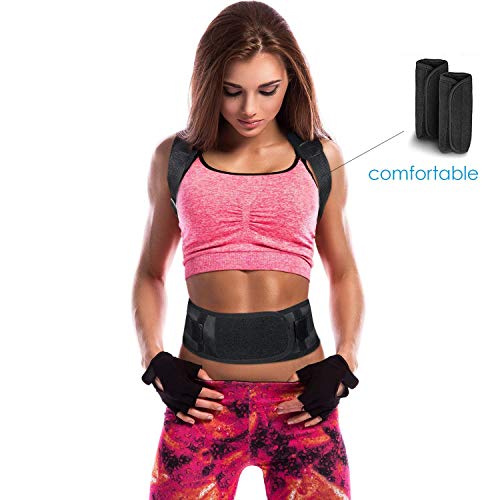 isermeo Corrector de Postura Espalda Recta, Correctores Postural Lumbar Hombro Soporte, Corregir Postura Sentado Enderezar para Mujer e Adolescentes, Posture Corrector Mejora la Joroba, L
