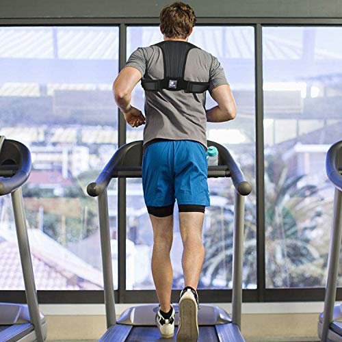 isermeo Corrector de Postura, Reflectantes Postura de Banda, Ajustable Postura Trainer Transpirable Hombro Espalda Postura - Vendaje para Hombre y Mujer, y Niños