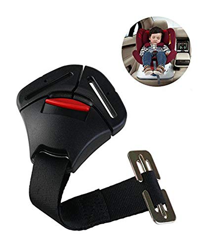 ISKIP - Hebilla para Entrepierna de Asientos de Coche, Hebilla de Bloqueo Fijo, cinturón de Seguridad, arnés para bebés, niños y niños