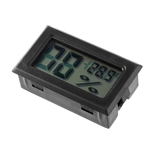 Isuper Medidor de Temperatura Mini Digital LCD Termómetro higrómetro Humedad Interior para su Casa