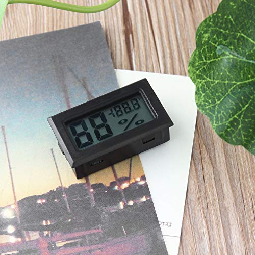 Isuper Medidor de Temperatura Mini Digital LCD Termómetro higrómetro Humedad Interior para su Casa