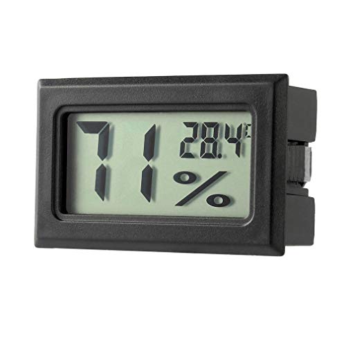 Isuper Medidor de Temperatura Mini Digital LCD Termómetro higrómetro Humedad Interior para su Casa