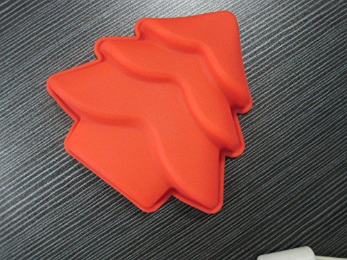 iTemer Moldes para Reposteria Bizcochos Chocolate Jabones Pastel Hornear Tartas Árbol de navidad Silicona 1 pieza