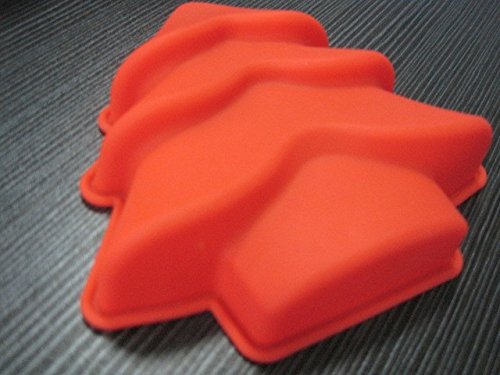 iTemer Moldes para Reposteria Bizcochos Chocolate Jabones Pastel Hornear Tartas Árbol de navidad Silicona 1 pieza