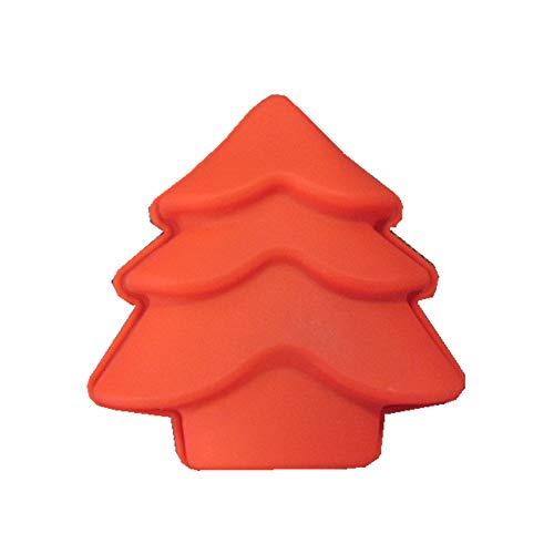 iTemer Moldes para Reposteria Bizcochos Chocolate Jabones Pastel Hornear Tartas Árbol de navidad Silicona 1 pieza