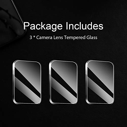 ivencase [3 Pack Protector de Lente de Cámara para Samsung Galaxy A21s, Protector de Pantalla 9H Dureza, Anti-Huellas, Anti-rasguño, Sin Burbujas, Protector Cámara HD Vidrio Templado