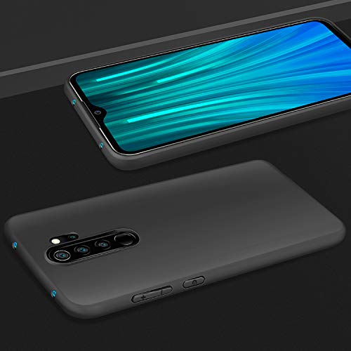 ivencase 9 × Funda Xiaomi Redmi Note 8 Pro, Carcasa Fina TPU Flexible Cover para Xiaomi Redmi Note 8 Pro (Rosa Gris Rosa Claro Amarillo Rojo Azul Oscuro Translúcido Negro Azul Claro)