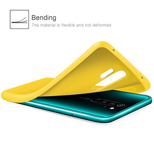 ivencase 9 × Funda Xiaomi Redmi Note 8 Pro, Carcasa Fina TPU Flexible Cover para Xiaomi Redmi Note 8 Pro (Rosa Gris Rosa Claro Amarillo Rojo Azul Oscuro Translúcido Negro Azul Claro)