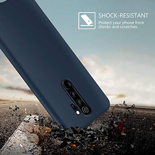 ivencase 9 × Funda Xiaomi Redmi Note 8 Pro, Carcasa Fina TPU Flexible Cover para Xiaomi Redmi Note 8 Pro (Rosa Gris Rosa Claro Amarillo Rojo Azul Oscuro Translúcido Negro Azul Claro)