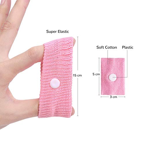 iwobi 8 Pares Bandas de la Enfermedad Bandas de Algodón del Viaje con Movimiento para Aliviar Las Náuseas Pulsera contra Las Náuseas